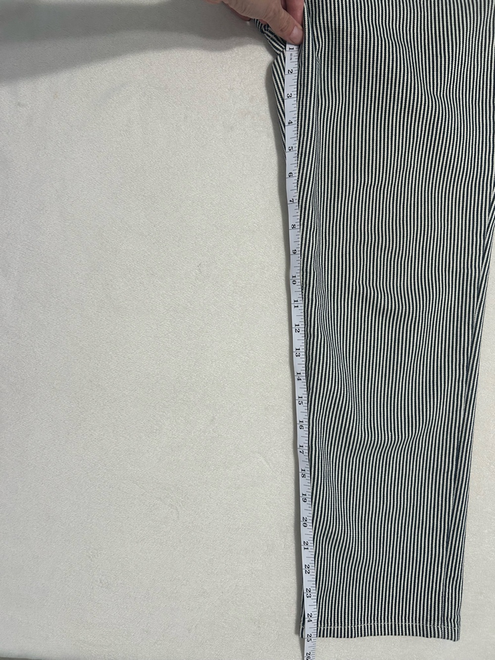 Lauren Ralph Lauren striped jeans with a design preppy women’s size 12p - Picture 7 of 9